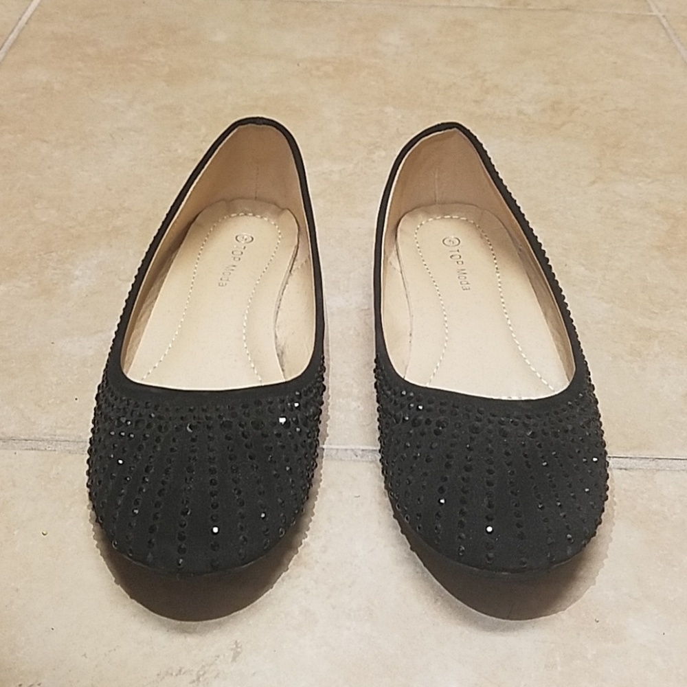 Black flats